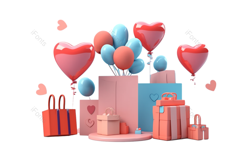 装饰图片,形状元素,卡通PNG,网上购物免抠素材